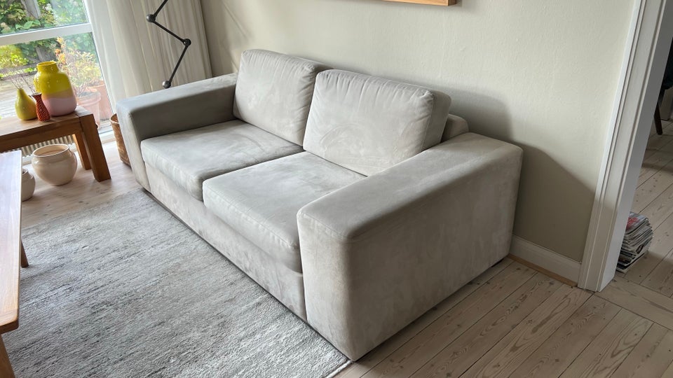 Sofa, alcantara, 3 pers.