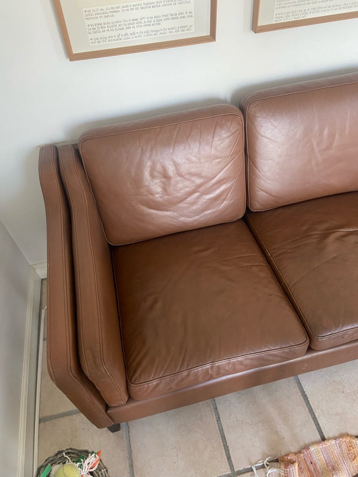 Sofa læder 3 pers