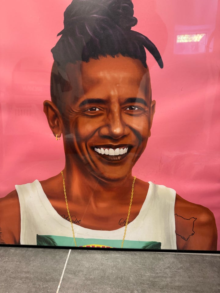 Plakat, Hipstory, motiv: Obama