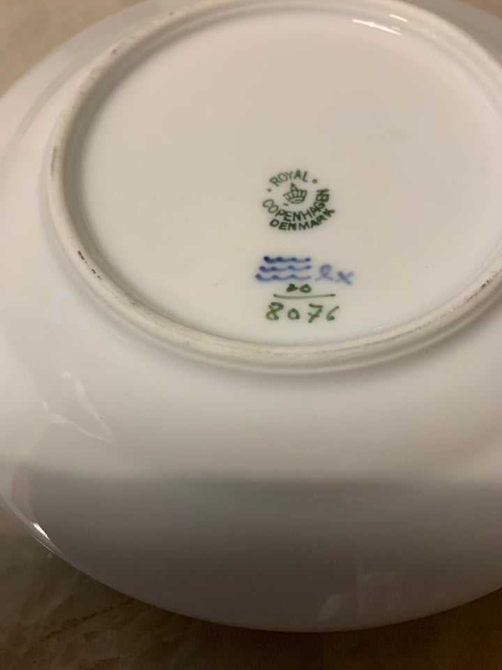 Porcelæn, smørskål, Royal