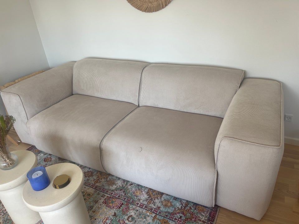 Sofa fløjl 3 pers