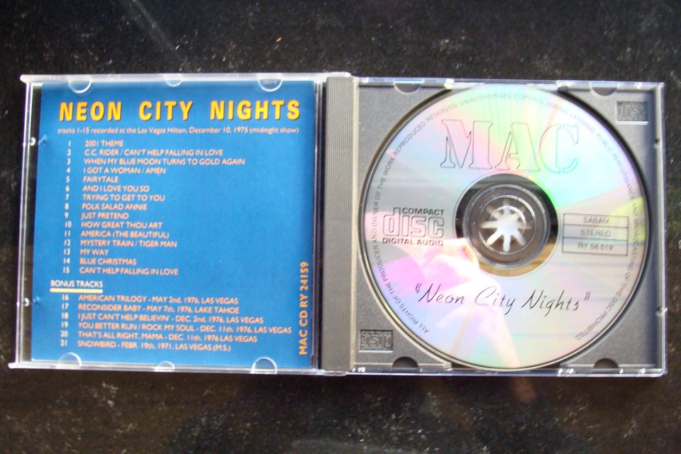 Elvis Presley: Neon City Nights,