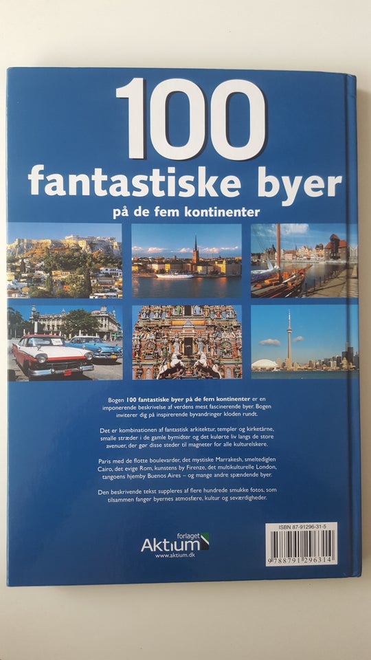 100 fantastiske byer på de fem