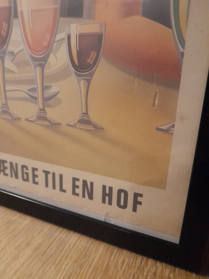 Vintage originale Hof plakater