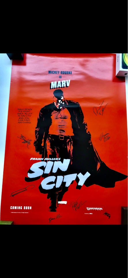 Plakat, Frank Miller, motiv: Marv