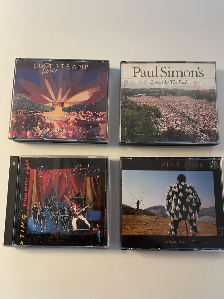 Pink Floyd, Paul Simon, Supertramp