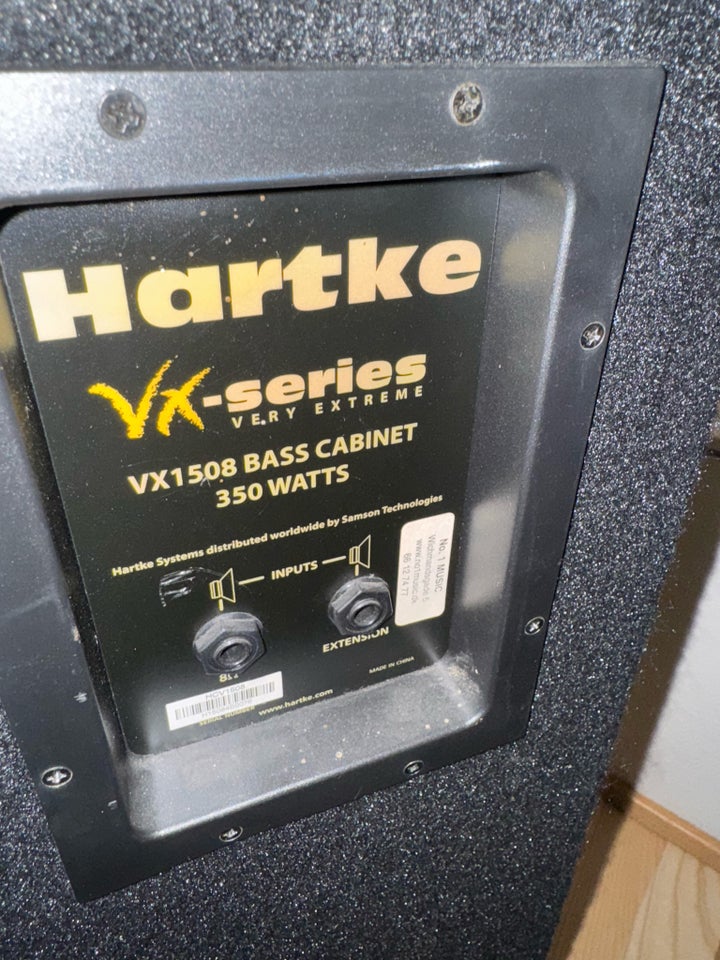 Basanlæg, Hartke HA3000  VX1508,