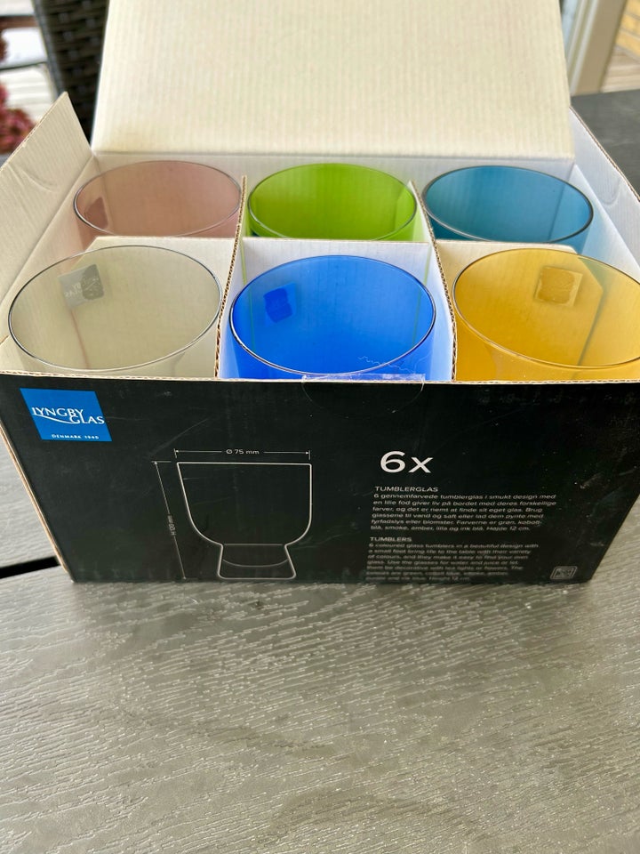 Glas, Lyngby , Tumbler glas lyngby