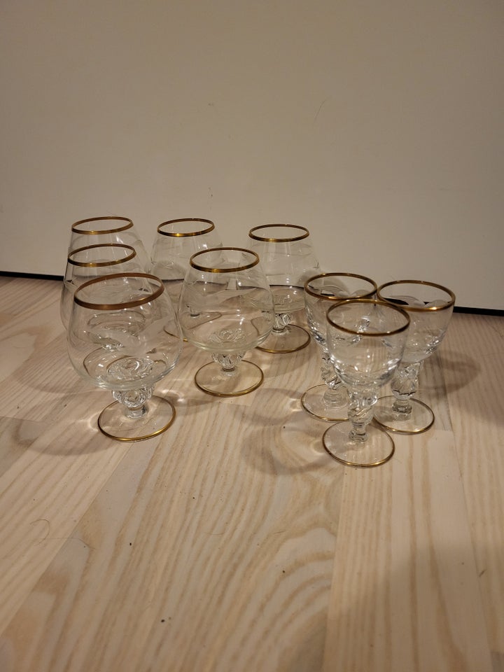 Glas, Lyngby mågestel cognacglas