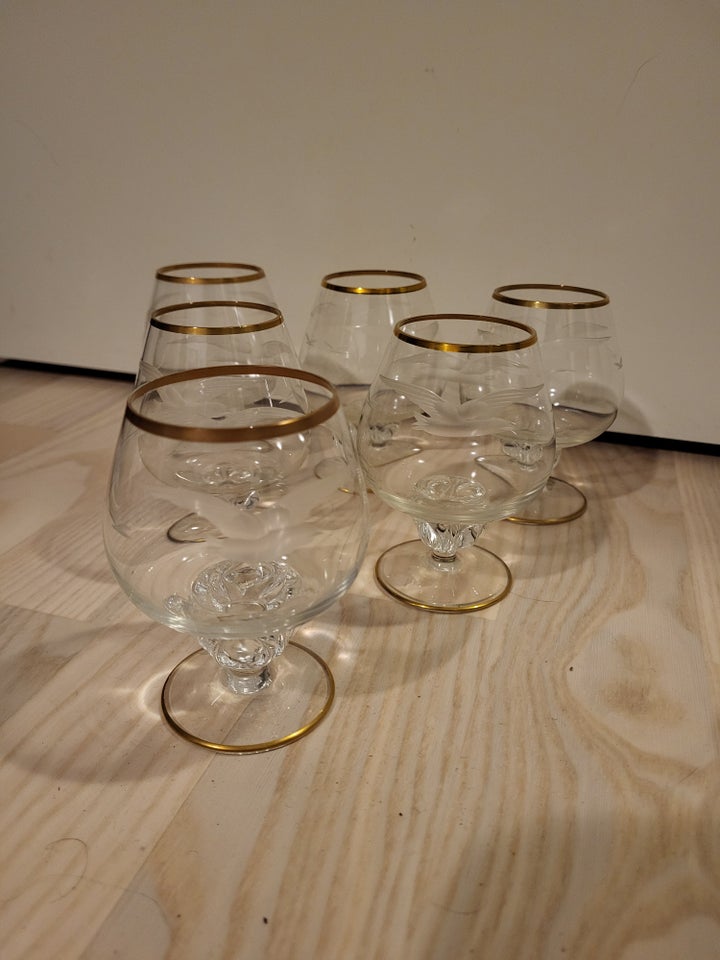 Glas, Lyngby mågestel cognacglas