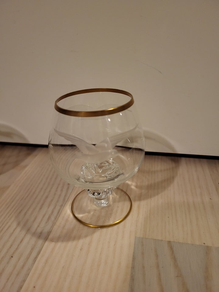 Glas, Lyngby mågestel cognacglas