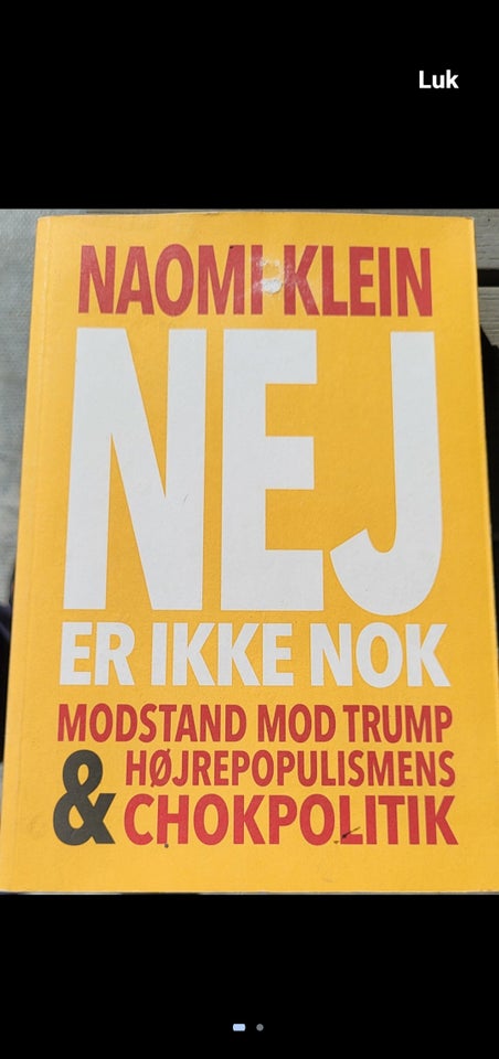 Nej er ikke nok. Modstand mod Trump,