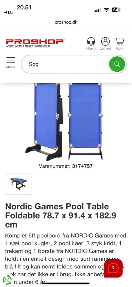 Poolbord Nordic games