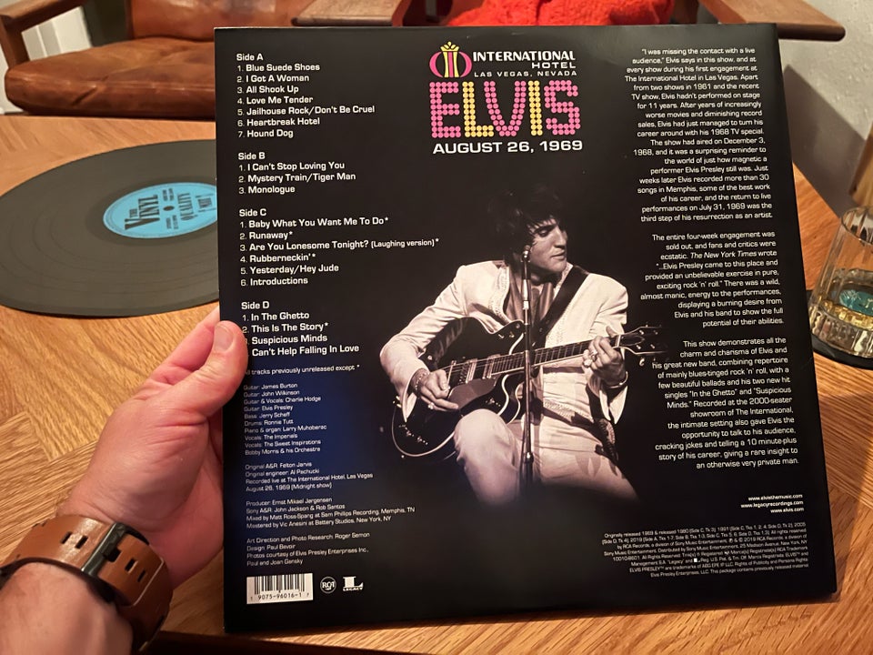 LP, Elvis Presley, Las Vegas