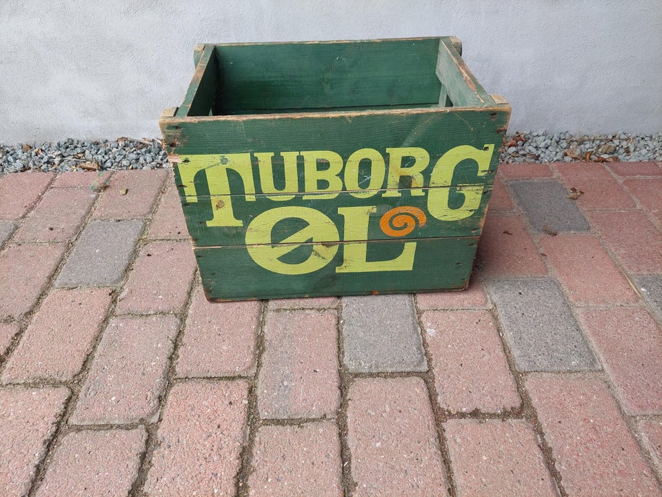 Tuborg ølkasse i træ