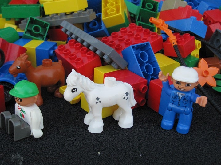 Lego Duplo, 2 spande + blandet