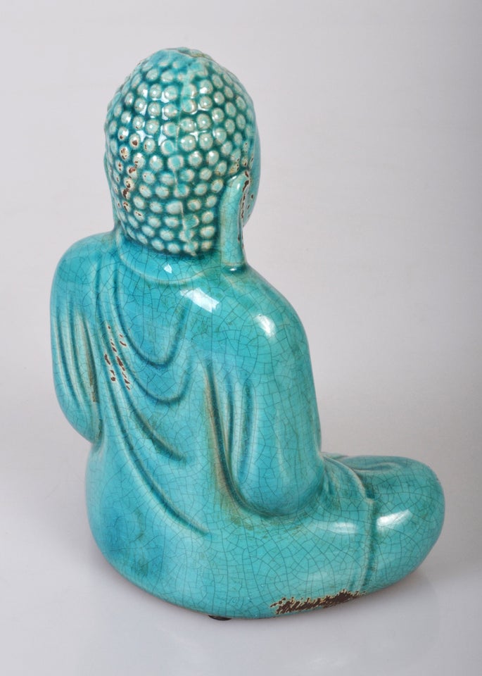 Gl. Buddha Figur i Keramik, Budha