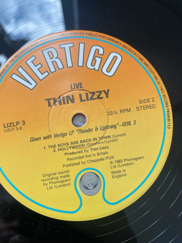 LP, Thin Lizzy, Thunder and