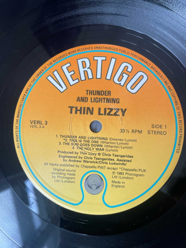 LP, Thin Lizzy, Thunder and