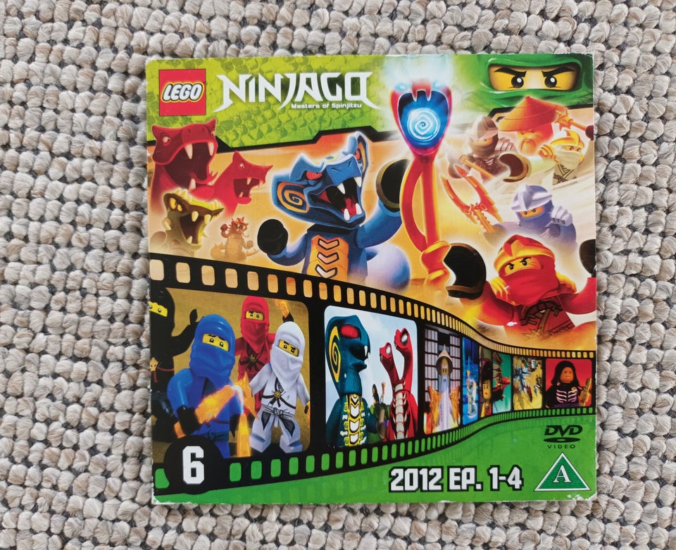 Lego Ninjago 1-4, DVD, tegnefilm