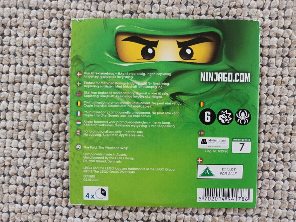 Lego Ninjago 1-4, DVD, tegnefilm