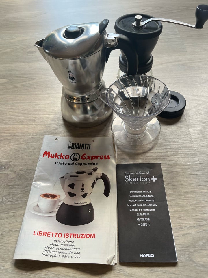 Bialetti kande og kaffekværn ,