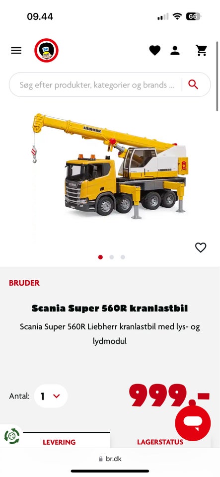 Scania super 560R Kranlastbil,