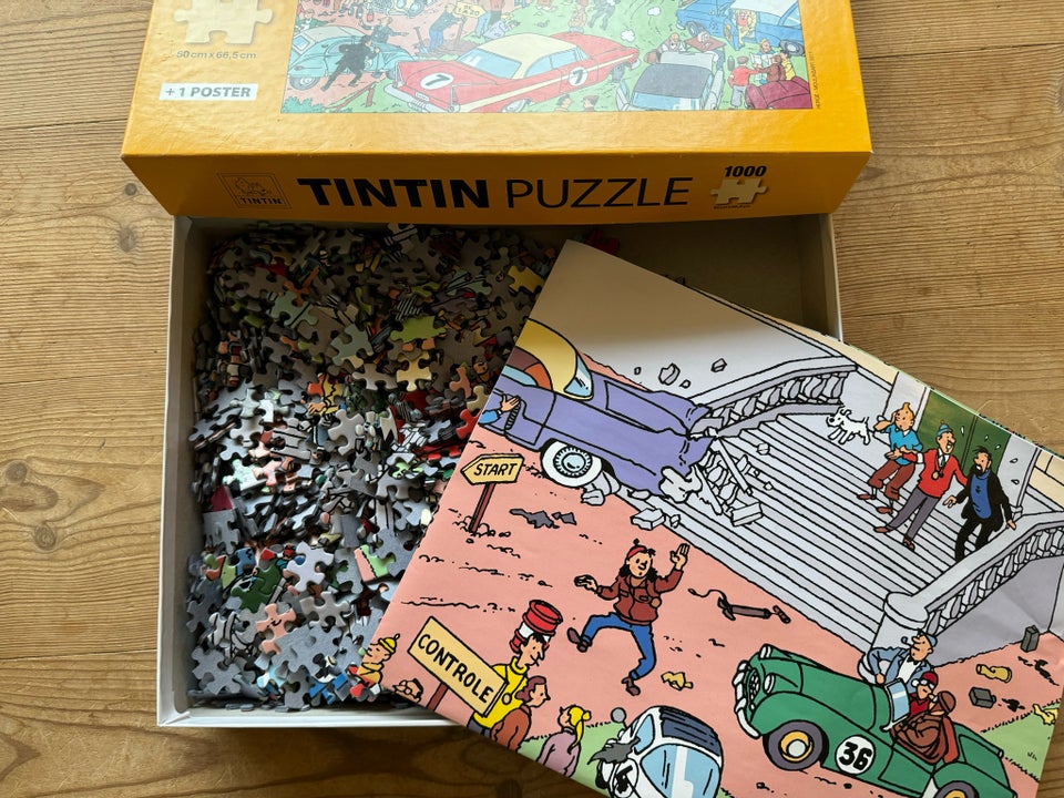 Puslespil, Tintin, 1000 brikker