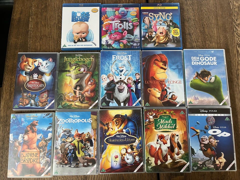 Disney, instruktør Disney, DVD