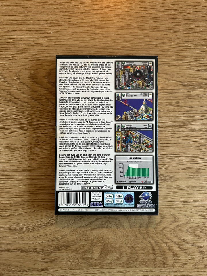 Sim City 2000, Sega Saturn