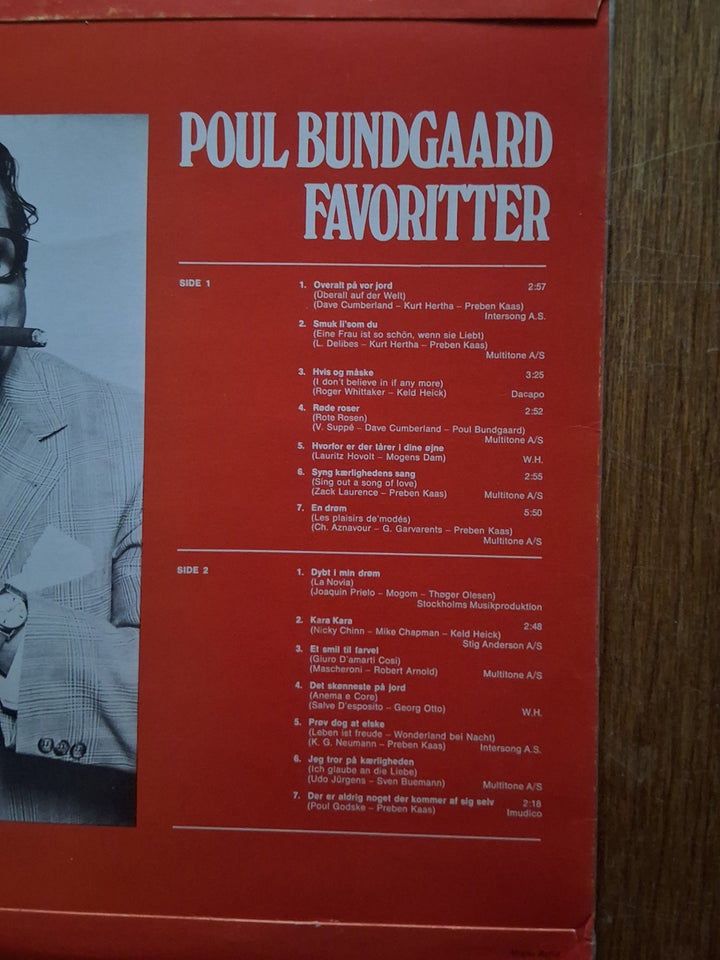 LP, POUL BUNDGAARD, POUL BUNDGAARD