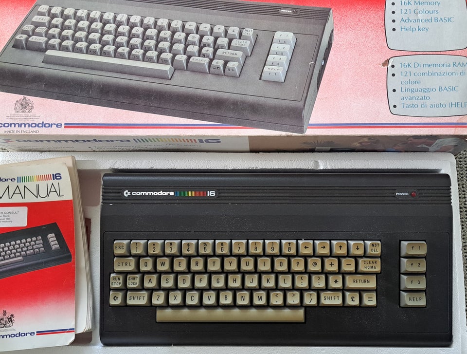 Commodore C16 og C64,