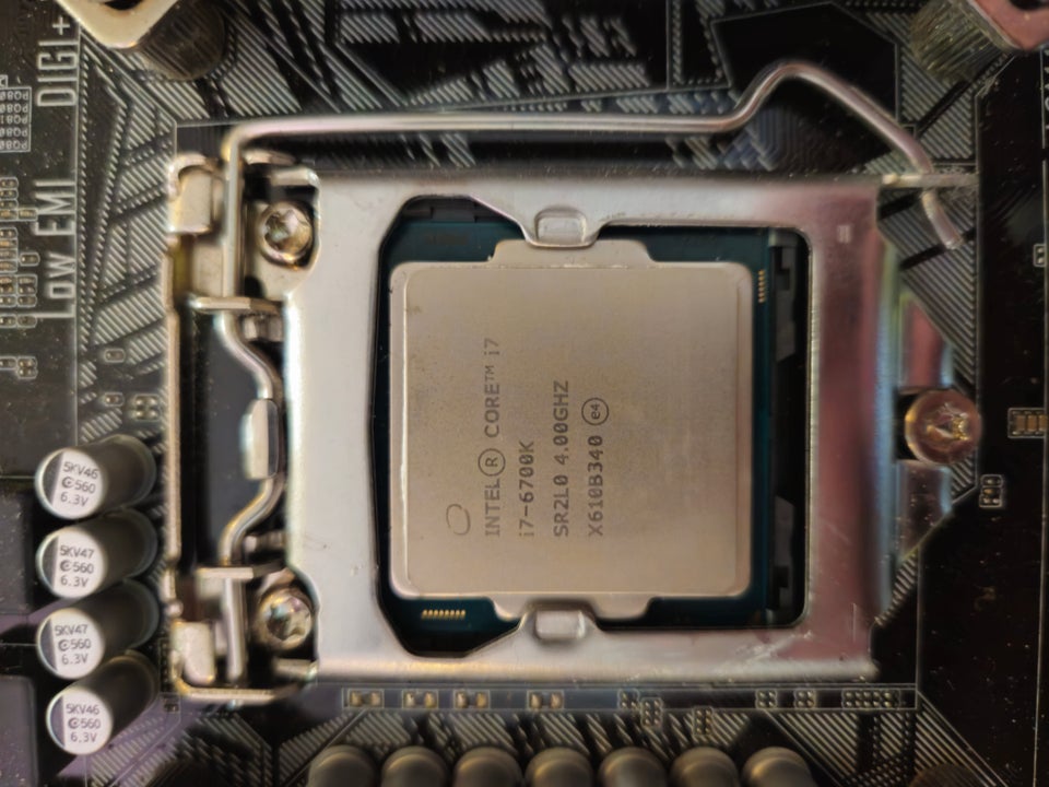 Cpu i7 og bundkort ram, Asus,