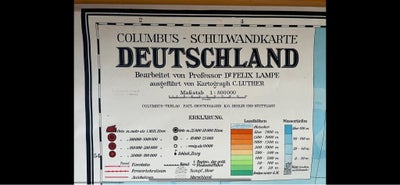 Tyskland - historisk skolekort