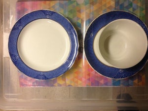 Porcelæn koppertallerken