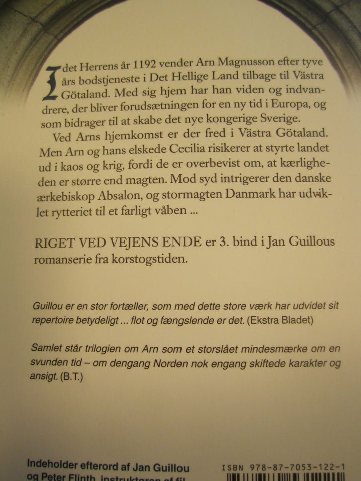 Riget ved vejens ende, Jan Guillou,