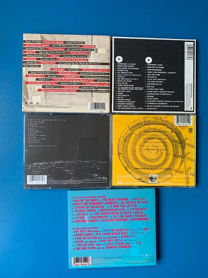 R.E.M.: 5 CD ALBUMS, rock