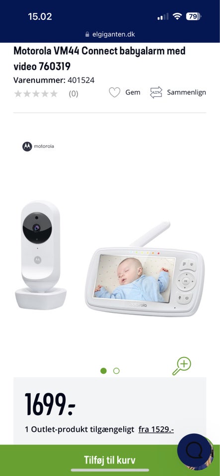 Babyalarm, Camera/alarm,