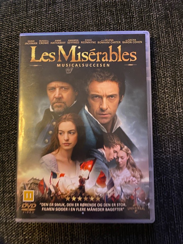 Les Miserables, DVD, musical/dans