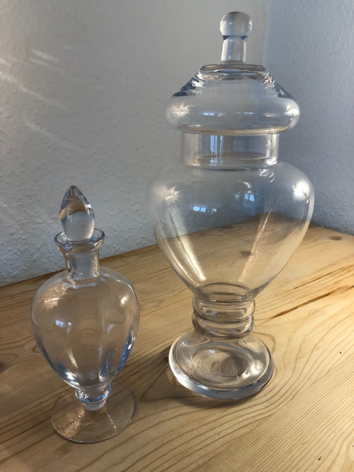 Glas Bonbonniere og flacon