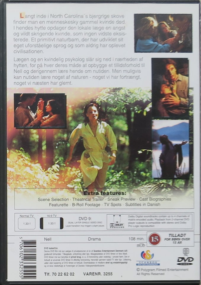 Nell, DVD, drama