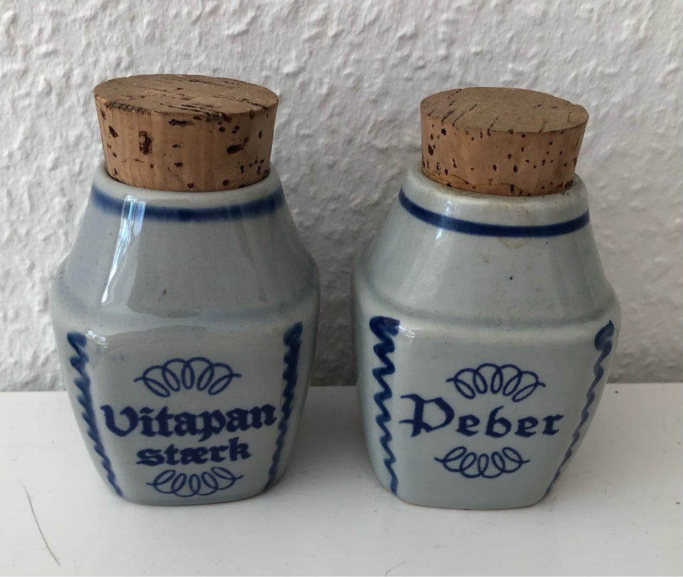 Keramik Krydderi krukker Søholm
