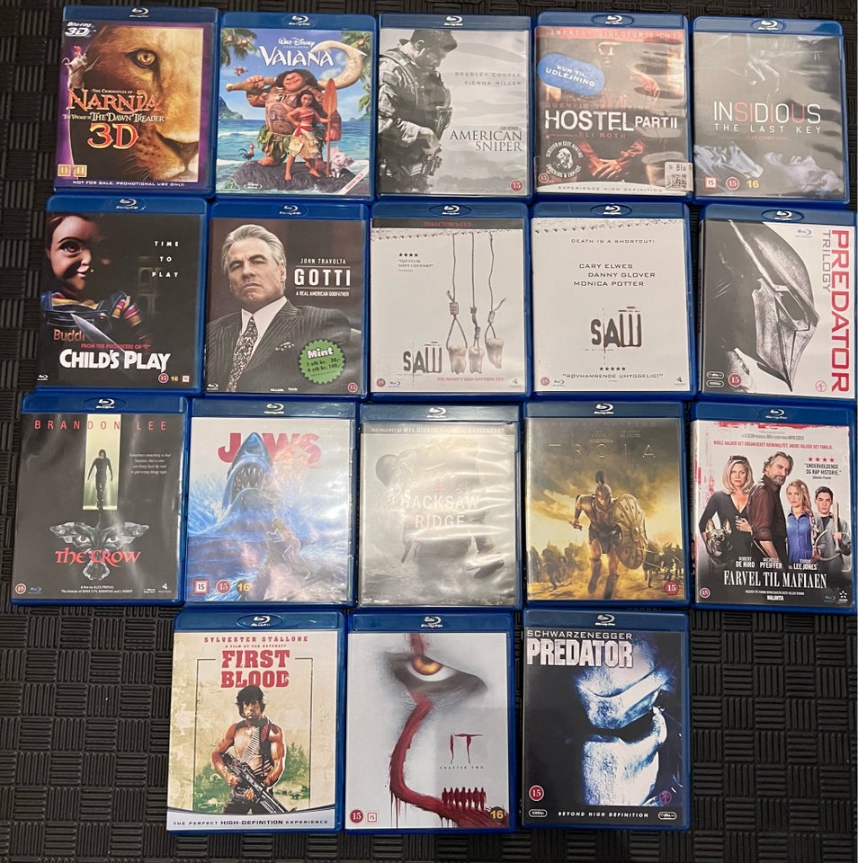 Brugte bluray film, Blu-ray, andet