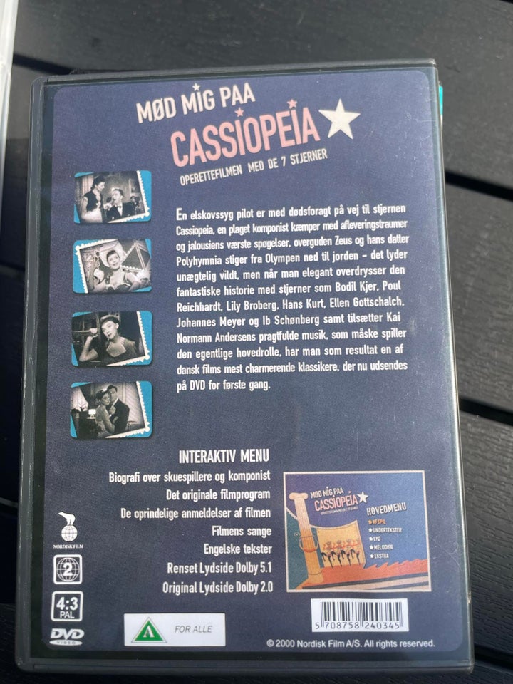 Mød mig på cassiopeia DVD