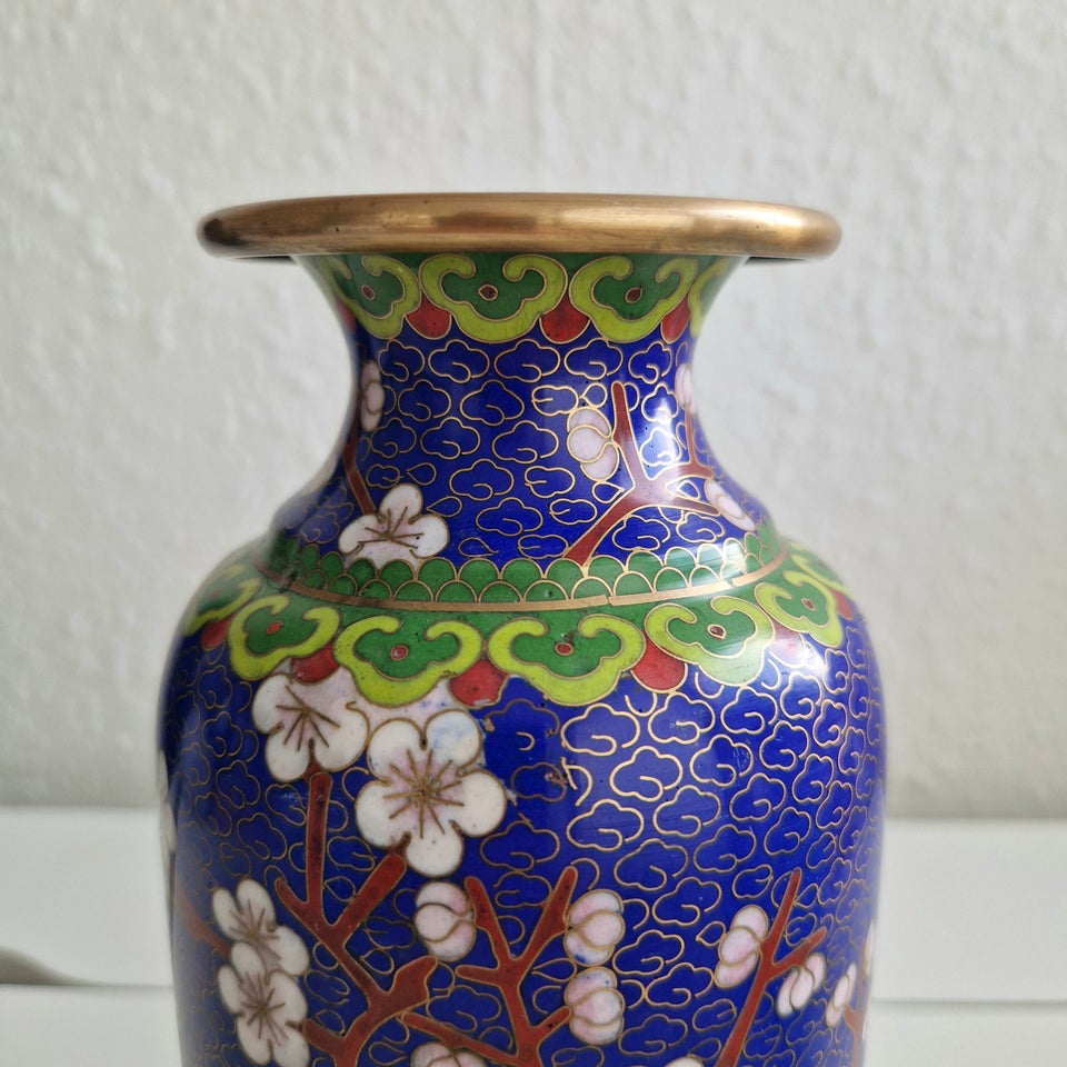 Cloisonne vase