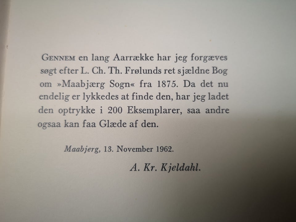 MAARBJÆRG SOGN – FØR OG NU 1875,