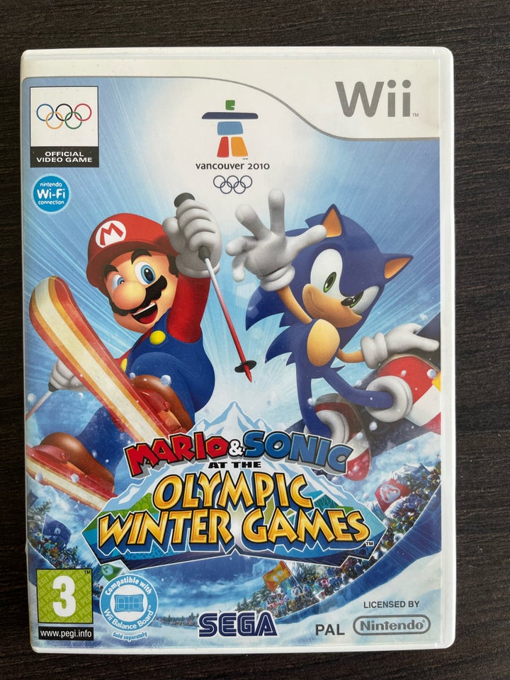 Mario  Sonic at olympic winter