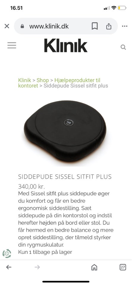 Siddepude, Sissel Sitfit