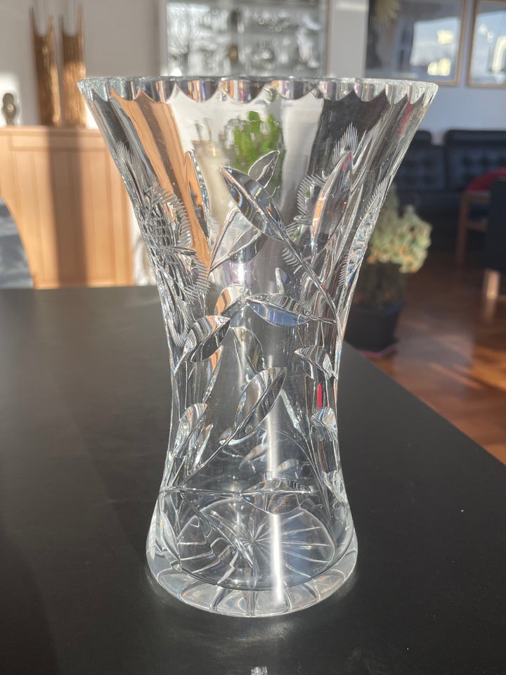 Vase, Krystalvase / glasvase,