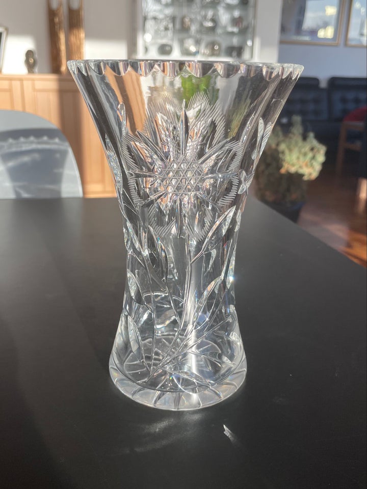 Vase, Krystalvase / glasvase,